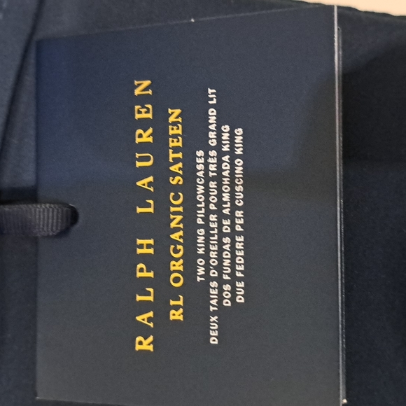 Ralph Lauren Set of 2 Organic Cotton Sateen Pillowcases - Picture 5 of 5